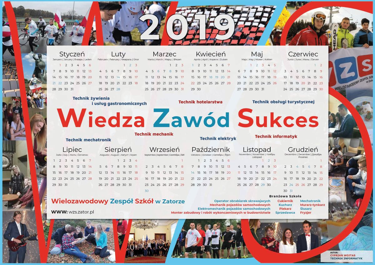 WZS kalendarz 2019